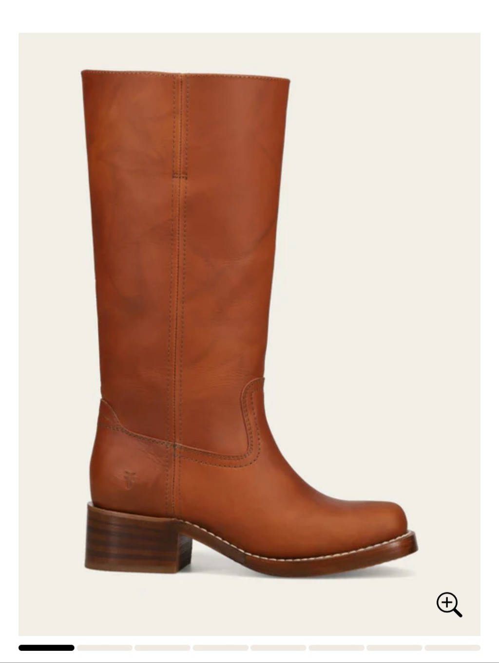 Frye Campus 14l Wide Calf Boots - Color Saddle